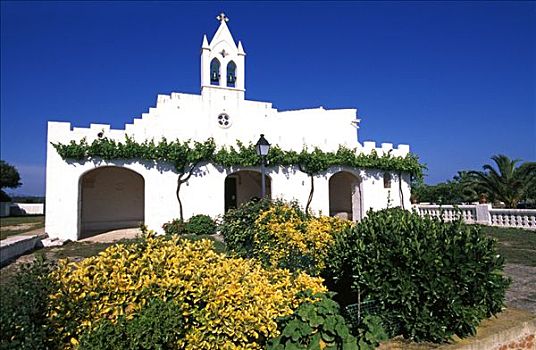 教堂,米诺卡岛,巴利阿里群岛,西班牙