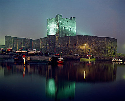城堡,港口,安特里姆郡,爱尔兰
