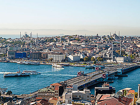 加拉达塔,桥,艾敏厄努,伊斯坦布尔,土耳其