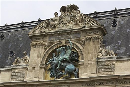 雕刻,建筑,巴黎,法国