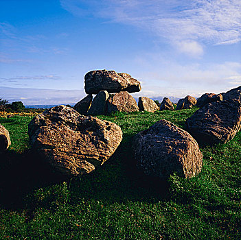 石头,圆,卡洛莫尔,爱尔兰