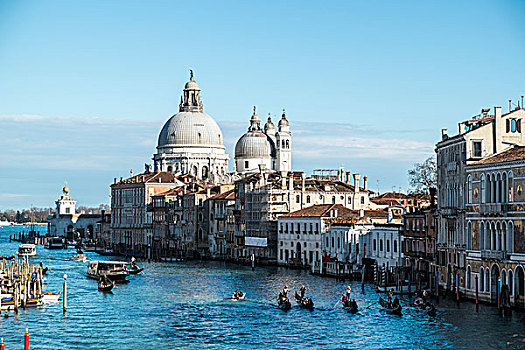 大运河,大教堂,圣马利亚,行礼,威尼斯,意大利