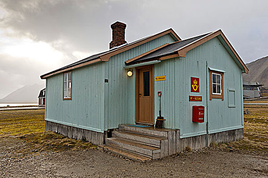 邮局,世界,斯匹次卑尔根岛,岛屿,斯瓦尔巴群岛,斯瓦尔巴特群岛,挪威,欧洲