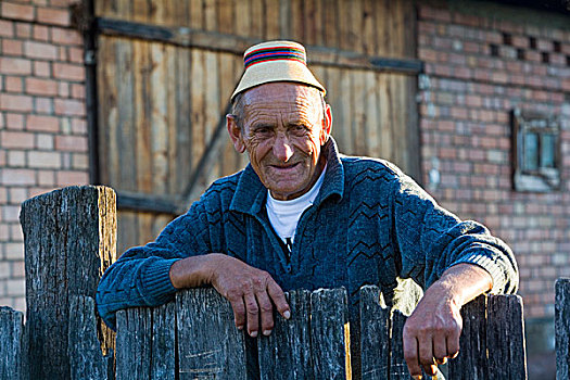 男人,传统,帽子,罗马尼亚