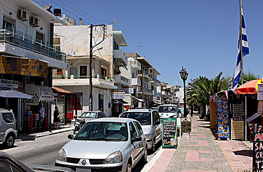 街道,克里特岛,希腊,欧洲