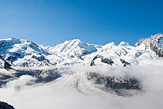 戈尔内格拉特,顶峰,瑞士,蒙特卡罗,粉色,山丘