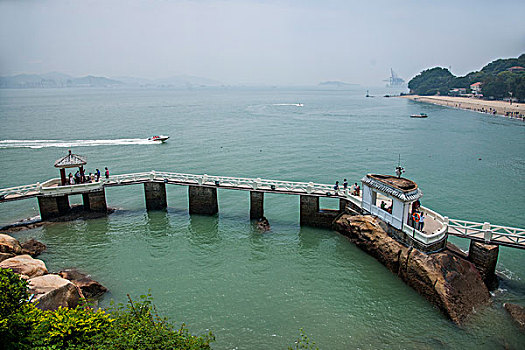 福建厦门市鼓浪屿枕流石长廊