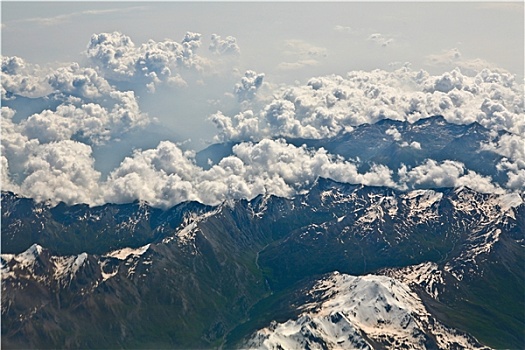 阿尔卑斯山,航拍