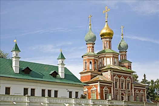 新,寺院,塔,防护,大门,教堂,莫斯科,俄罗斯,东欧,欧洲