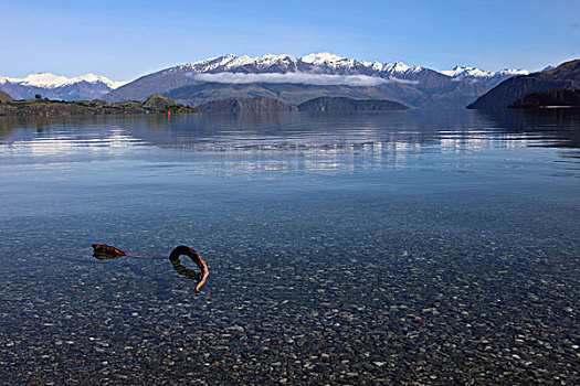 雪山与瓦纳卡湖