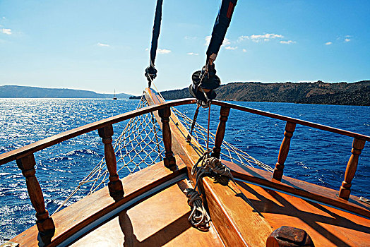 古老,船,爱琴海,希腊