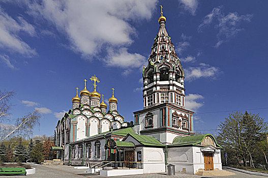 俄罗斯,莫斯科,教堂,圣诞老人,迟,17世纪,教区教堂,地区