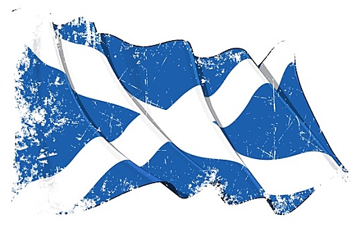 低劣,旗帜,苏格兰