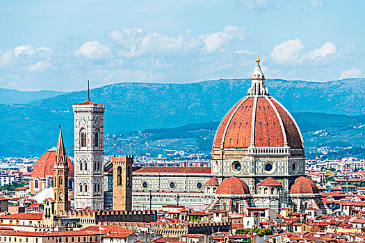 佛罗伦萨大教堂,穹顶,世界遗产,佛罗伦萨,托斯卡纳,意大利,欧洲