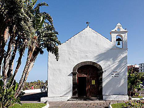 教堂,圣太摩,波多黎各,特内里费岛,北方,局部,加纳利群岛,西班牙,欧洲