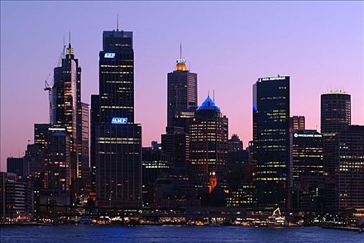 天际线,悉尼,市区,新南威尔士,澳大利亚