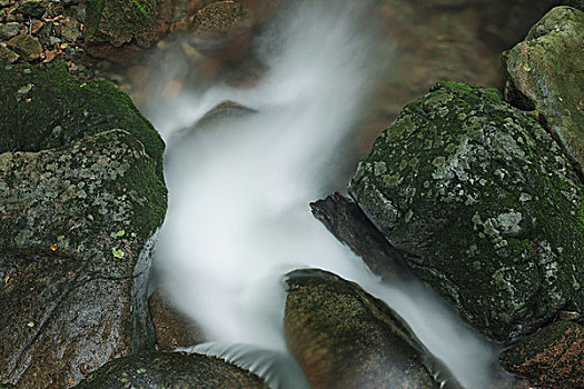 山谷,河流,石头