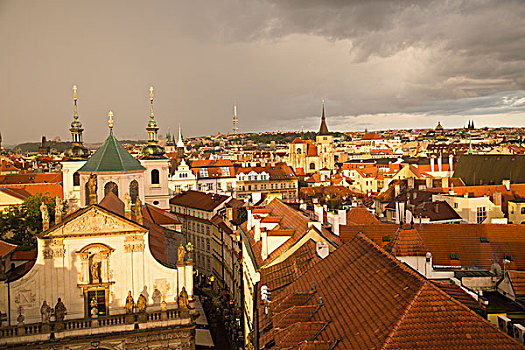 16世纪,旧城桥塔,布拉格,查理大桥,历史,中心,世界自然文化遗产,首都,捷克共和国