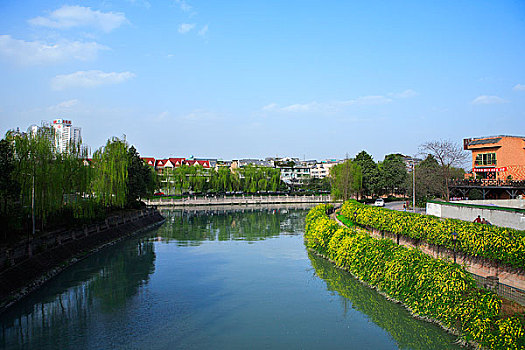 四川成都城市景观