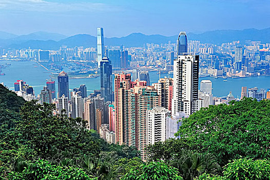 香港,山顶,风景
