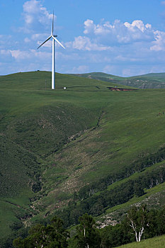 辉腾锡勒草原风光,拍摄于内蒙古自治区乌兰察布市察哈尔右翼中旗