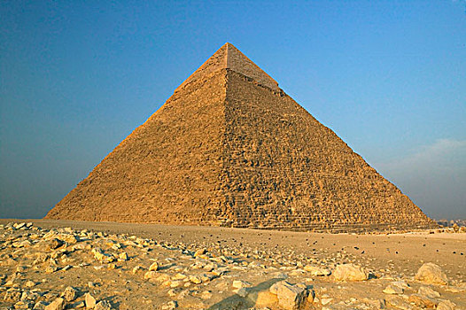 吉萨金字塔,西部,岸边,尼罗河,开罗,埃及