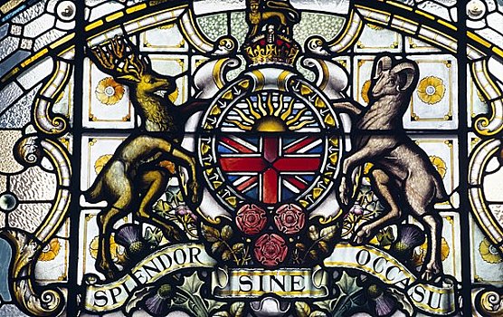 盾徽,不列颠哥伦比亚省,彩色玻璃,国会大厦,维多利亚,加拿大
