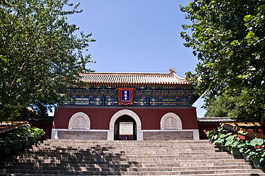 北京北海公园阐福寺外景