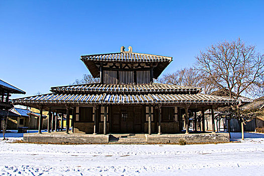 中国涿州影视城的古代民居建筑