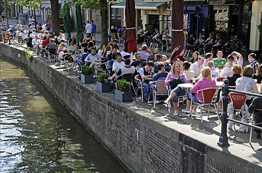 运河,桥,历史,中心,阿姆斯特丹,荷兰,欧洲