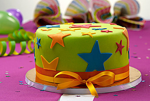 彩色,蛋糕,聚会