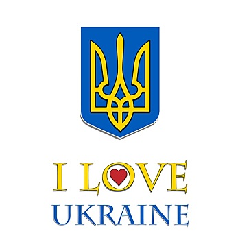 喜爱,乌克兰,时髦,插画