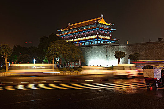老城墙,西安,陕西,中国