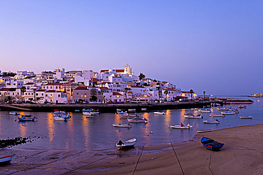 葡萄牙,阿尔加维,城镇风光,清晨