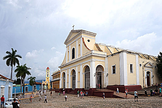 特立尼达,教堂,圣三一教堂,建造,圣斯皮里图斯,省,古巴,共和国,大安的列斯群岛,加勒比