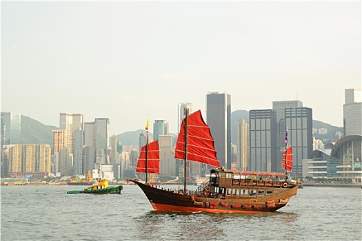 旅游,帆船,香港