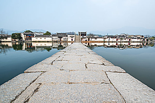 宏村南湖和画桥