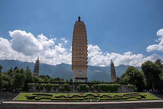 云南大理崇圣寺三塔