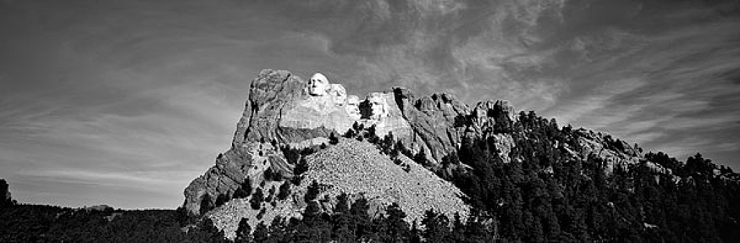 美国,南达科他,拉什莫尔山国家纪念公园,总统山,区域,大幅,尺寸