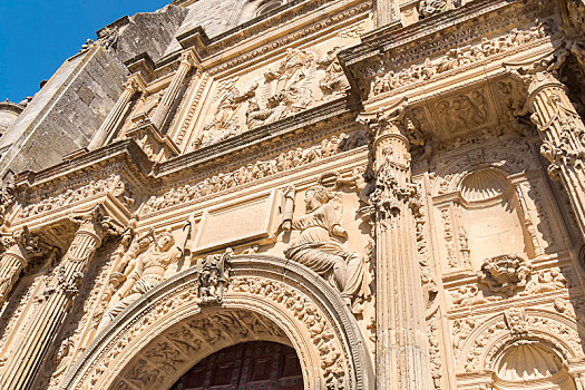 小教堂,萨尔瓦多,特写,建筑,乌贝达,西班牙