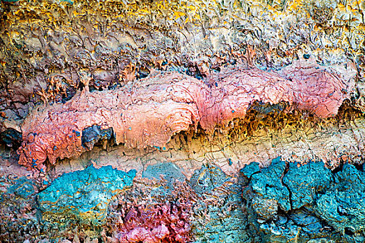 兰索罗特岛,帝曼法雅,彩色,火山岩,石头
