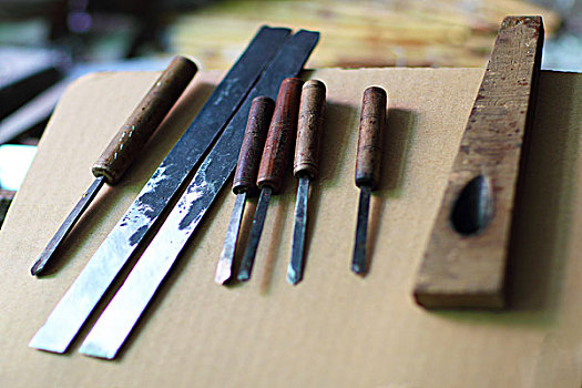 毛笔笔杆制作部分工具