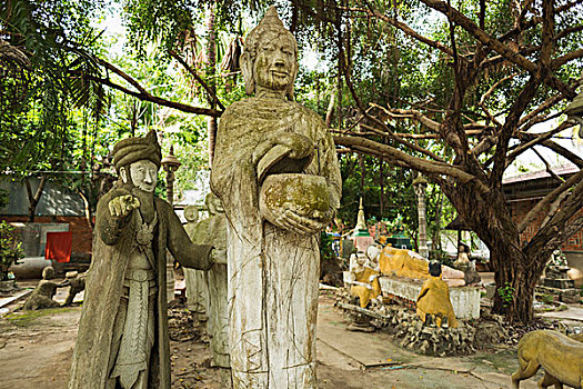 雕塑,寺院,柬埔寨