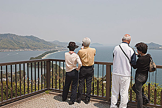 游客,视点,日本,海洋,京都府