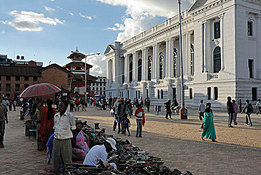 杜巴广场,加德满都,尼泊尔,亚洲