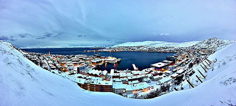 全景,哈默菲斯特,挪威