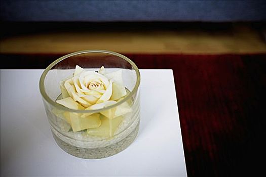 花,玻璃碗