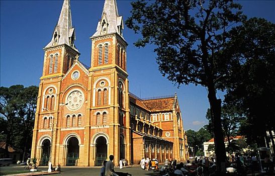 越南,胡志明市,西贡,圣母大教堂