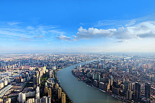 上海黄浦江畔建筑群