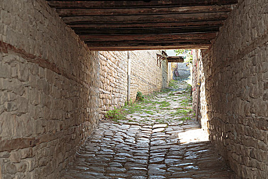 阿塞拜疆,小,隧道,小路